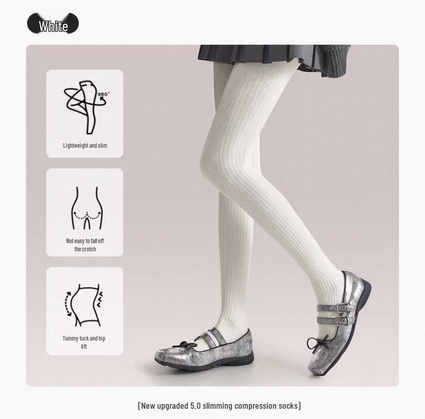 Women's Thickened Wool Cable Knit Pantyhose - Cashmere Warm, Vertical Stripe, Hip-Lifting Leggings with Right-Angle Heel for Autumn & Winter