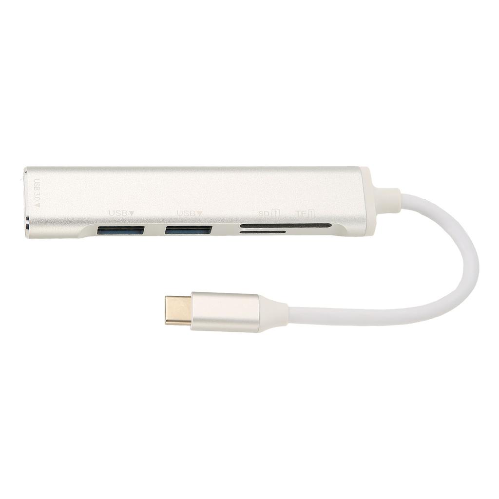 USB 3.0 Hub 5 in 1 USB Port Expander Multifunctional USB Splitter with USB Memory Card Storage Card Interface for PCs