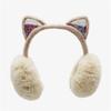 Suefunskry Winter Warm Earmuffs for Women Kids Girls Cute Cat Ear Muffs Foldable Fluffy Ear Warmers Headwear