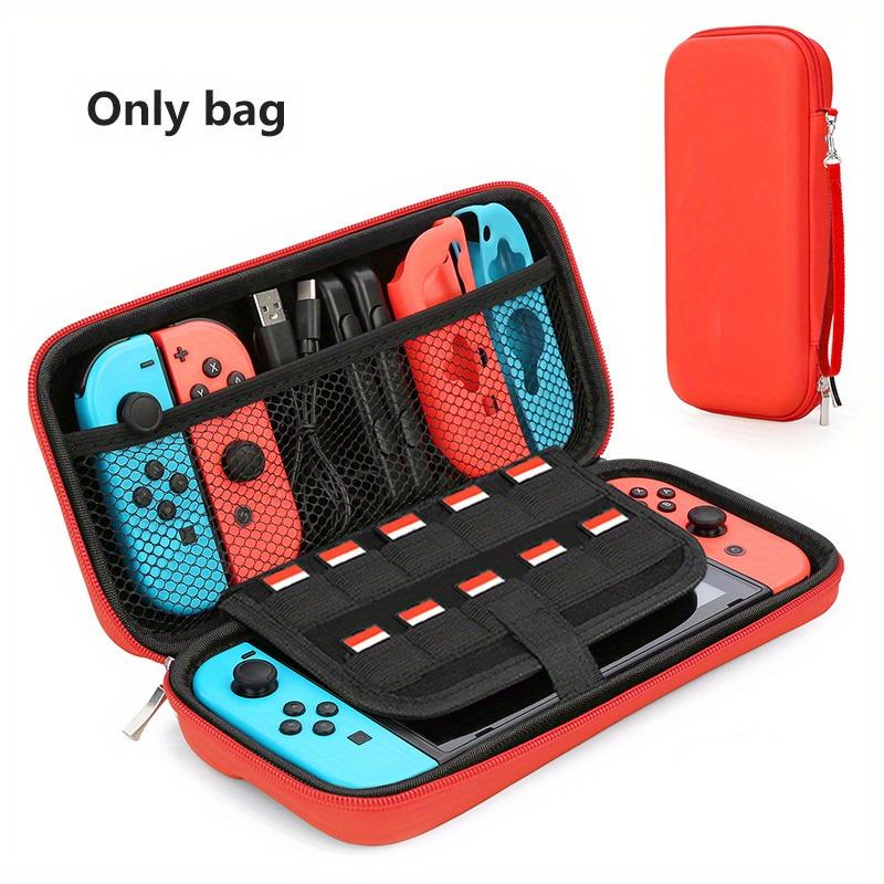 

Сумка для зберігання шнурів Nintendo Switch Портативний водонепроникний жорсткий чохол Захист Сумка для зберігання ігрової машини Nintendo Switch червоний