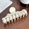 Extra Fashionable Large Pearl Inlaid Acetate Hair Clip Versatile Claw For Style Effortless