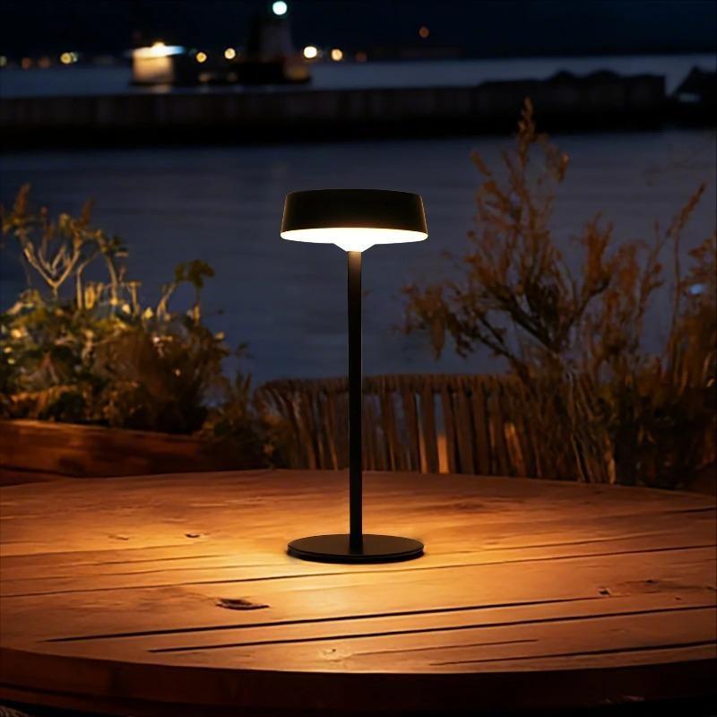 Nowa Rechargeable Desk Table Lamp do Sypialni i na Kemping, Podwójne Tryby Ładowania, 3 Temperatury Barwowe, Wodoodporna Lampka Nocna do Domu i na Zewnątrz