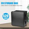 520 Discs DVD CD Holder Dustproof Storage Bags Zipper Album Organizer Media Storage Box Portable CD DVD Wallet Carrying Bag Case