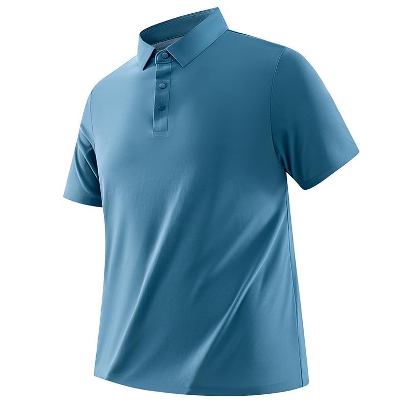 Ice Silk Quick-drying Casual Sports Short-sleeved POLO Shirt Lapel