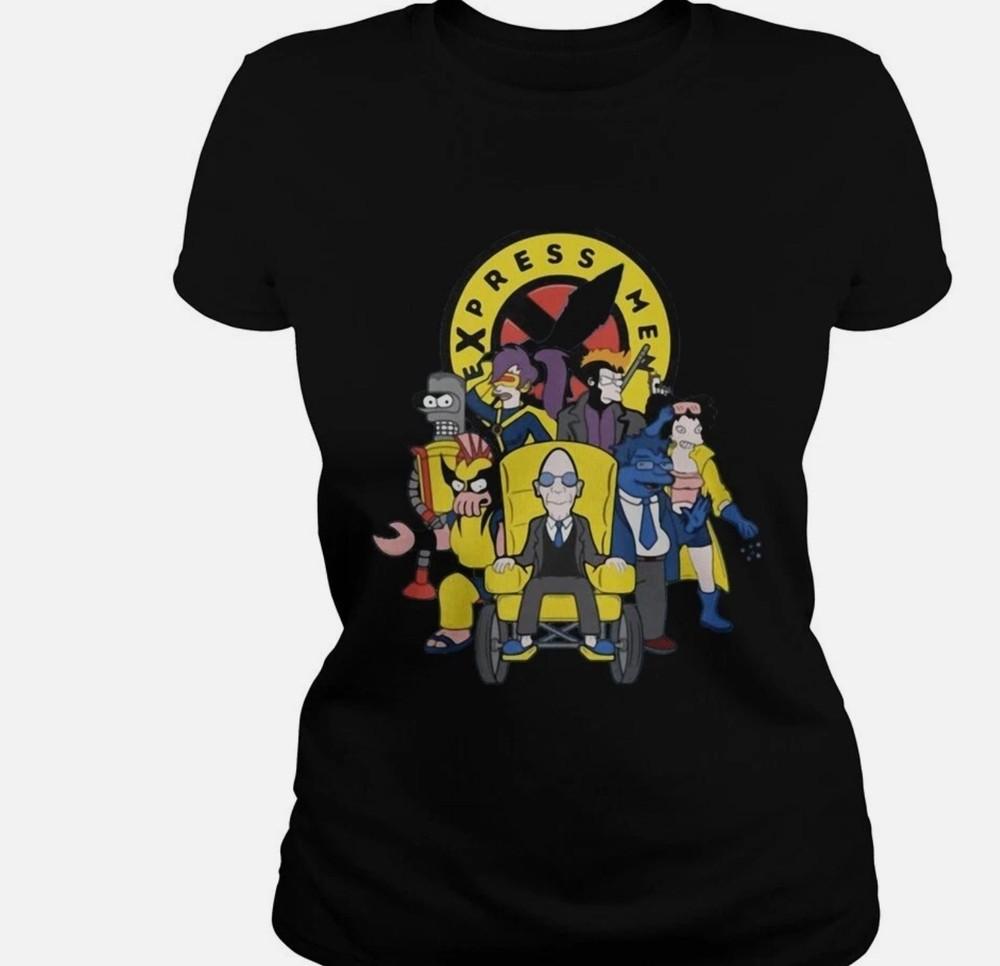 

Futurama Cartoon T-shirt Unisex Funny Tee Gift For Friend S-45XL Unisex T-Shirt XXXL