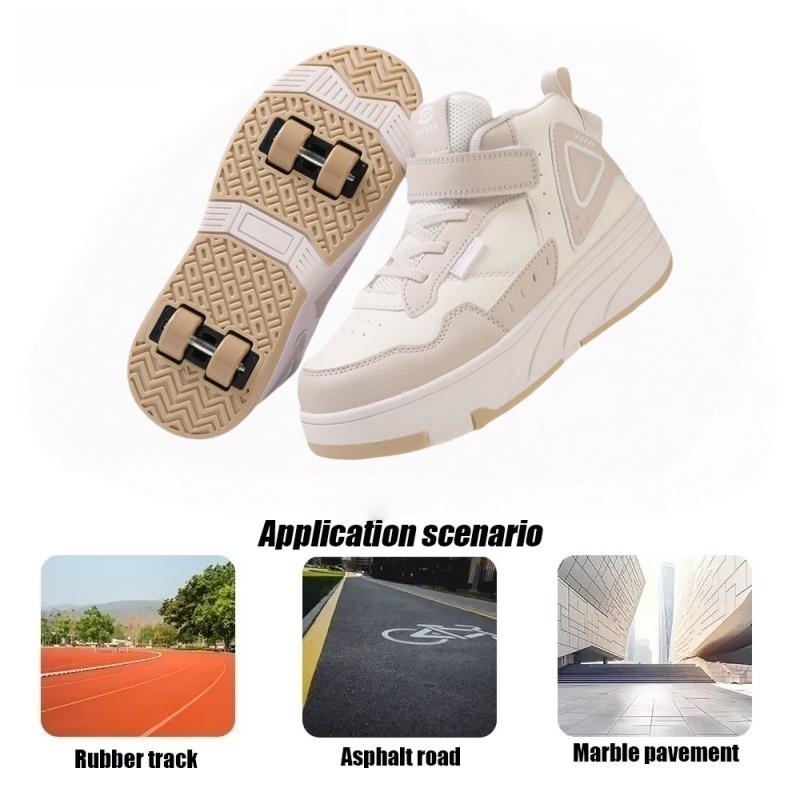 Children's Four-Wheel Inline Skates Double Row Roller Skating Shoes Unisex Kids' Roller Blades Adult Roller Sports Entertainment