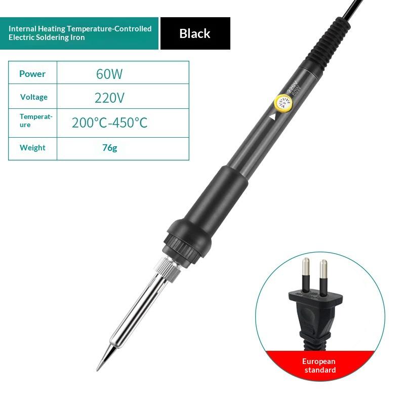60W Adjustable Temperature Soldering Iron Fast Heat Us Eu Plug 110V 220V For Pcb Repair Diy Welding