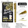 Metallic Color Craft & Graffiti Soft Tip Pen - 550B Signature & Sealing Wax DIY Marker