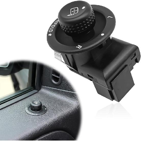 Power Mirror Control Switch, Front Driver Side Door Mirror Control Switch Compatible with Ford Excursion Expedition Escort F150 F250 F350 Super Duty
