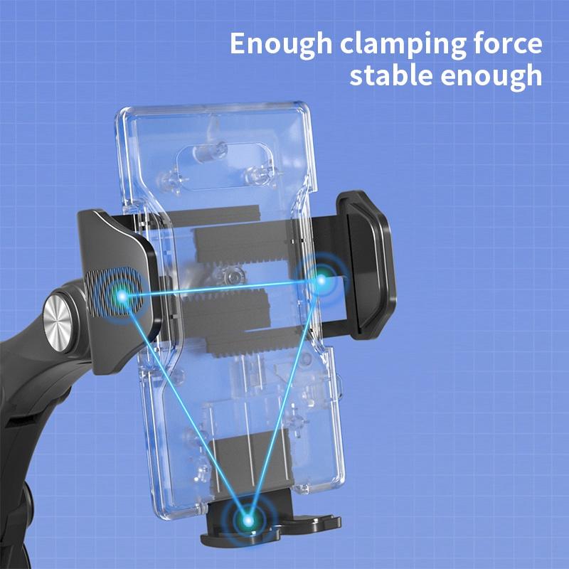 XZ3+JZ6 Nano-Saugfuß-Basis Handyhalterung Automatische Klemmung Drei-Segment-Halterung für Armaturenbrett/Windschutzscheibe