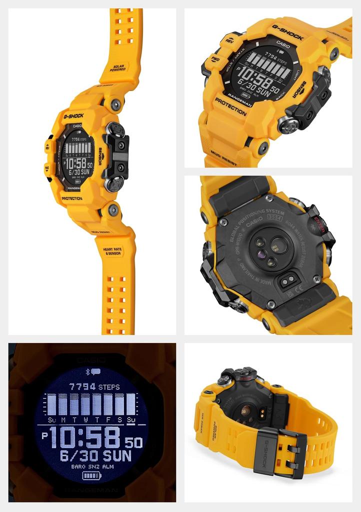[Casio] Watch G-Shock GPR-H1000-9JR Men's Yellow