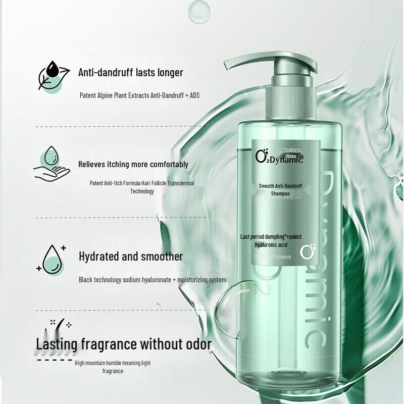 SLEK Oxygen-Activated Smooth Anti-Dandruff Shampoo