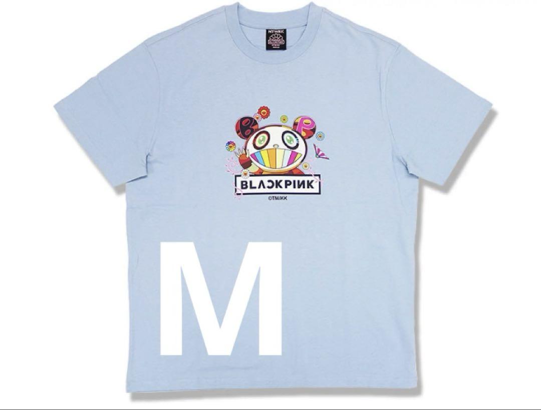 

[USED] Takashi Murakami x BLACKPINK collaboration T-shirt FLOWER GARDEN Blue M