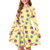 Girls' Princess Dress - Long Sleeve A-Line T-Shirt Dress