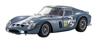 Kyosho Original Ferrari 250GTO 1962 Sebring Færdig Produkt KS08438D 1/18 #24 (Blå)