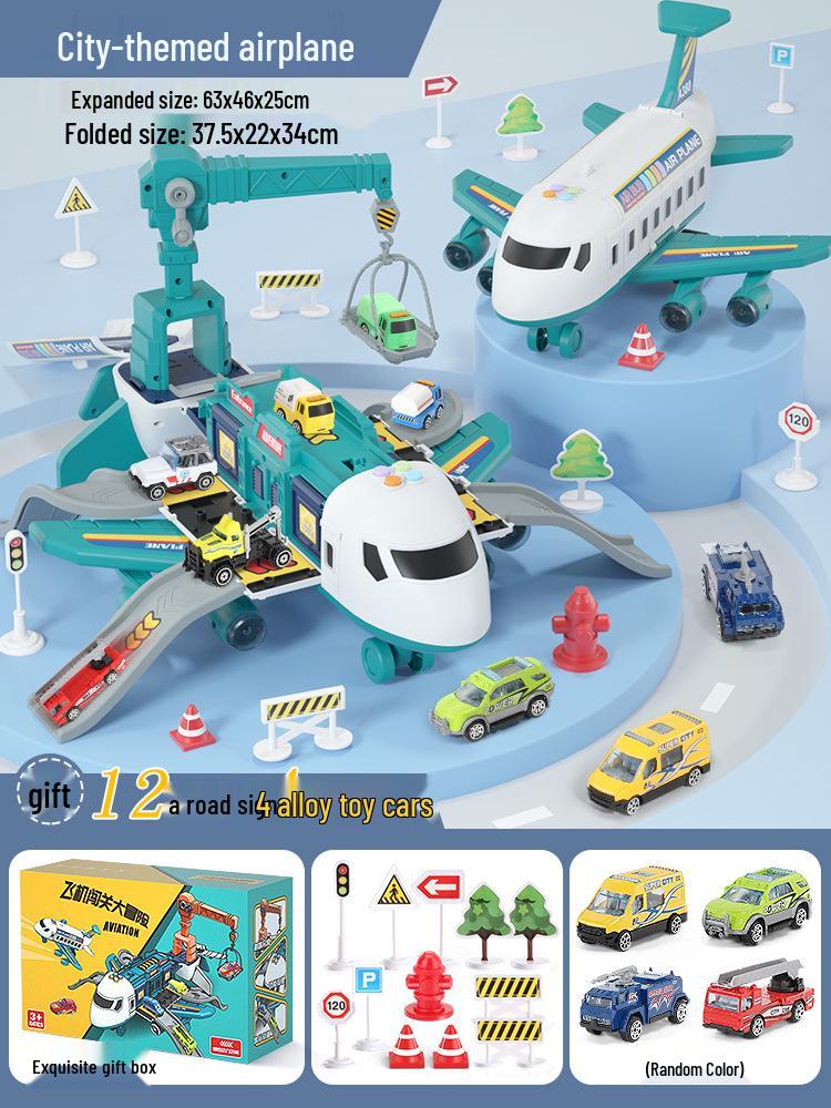 

Детский сверхбольшой деформируемый игрушечный самолет с функциями хранения и обучения