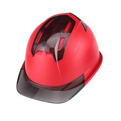 TOYO SAFETY Matná prilba Venti EM Červená Dymové tienidlo s ventilačnými otvormi č. 396FEM-S-RD