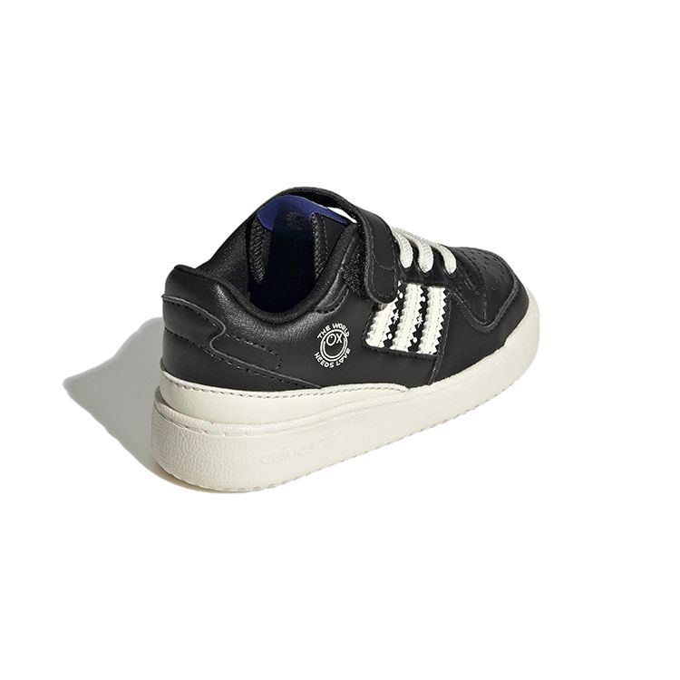 André Saraiva x adidas Forum Low I The World Needs Love Scarpe da Ginnastica per Bambini Nero Core-Black Bianco Crema GZ1760