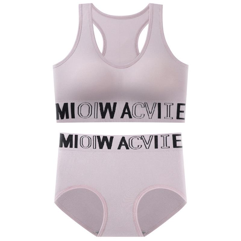 Women s Graphene Sport Yoga Set: Two-Piece Y-Back Bra & Beautiful Butterfly Back Design One Size фиолетовый