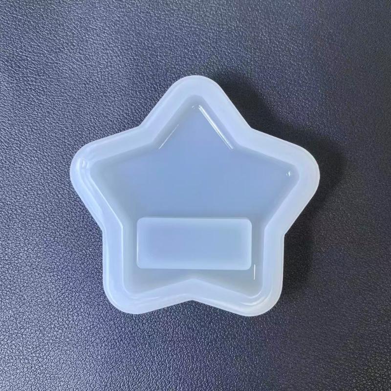 Star and Mini Piano Silicone Casting Mold Set for Resin Pendant Projects, 2 Piece Charm Mold for Jewelry and Keychain Design Work Use