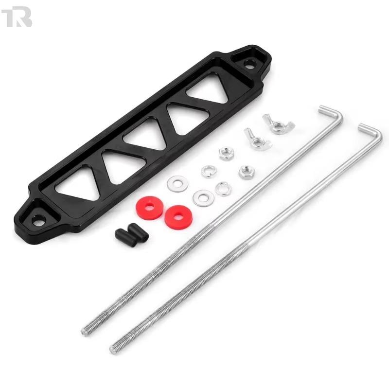 190mm Aluminum Car Battery Tie Down Mount Holder Bracket Brace Bar for Honda Civic EK EG Battery Fasten Bracket Holder