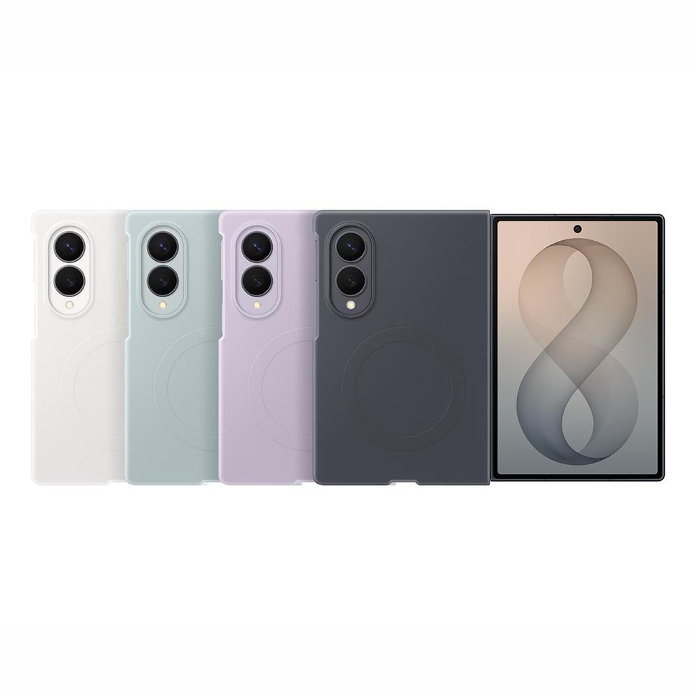מארז סיליקון מגנטי מקורי Samsung Galaxy Z Fold8 מארז שקוף מגנטי Z Fold8 מארז שקוף Z Fold8 כיסוי טלפון Z Fold 8 תומך בטעינה אלחוטית