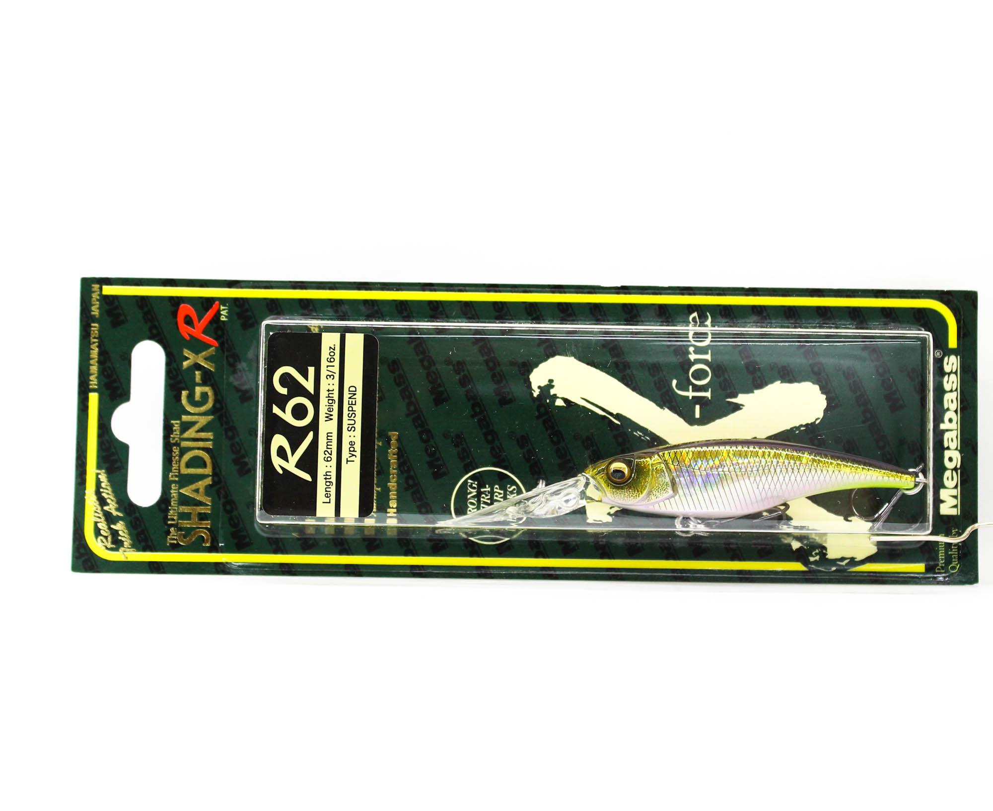 Megabass Shading X R 62SP Suspend Lure GG Tennessee Shad (9932)