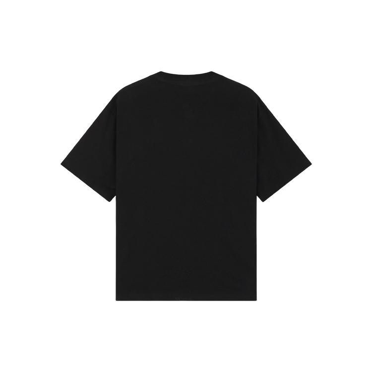 WE11DONE T Shirts Unisex Crew Neck WD-TT1-25-761-U-BK