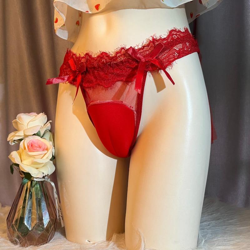 Hiding Gaff Panties Mens Sissy Lingerie Pseudo-woman Mesh Lace Crossdresser Sponge Camel Toe Underwear Shapping Thong G-String