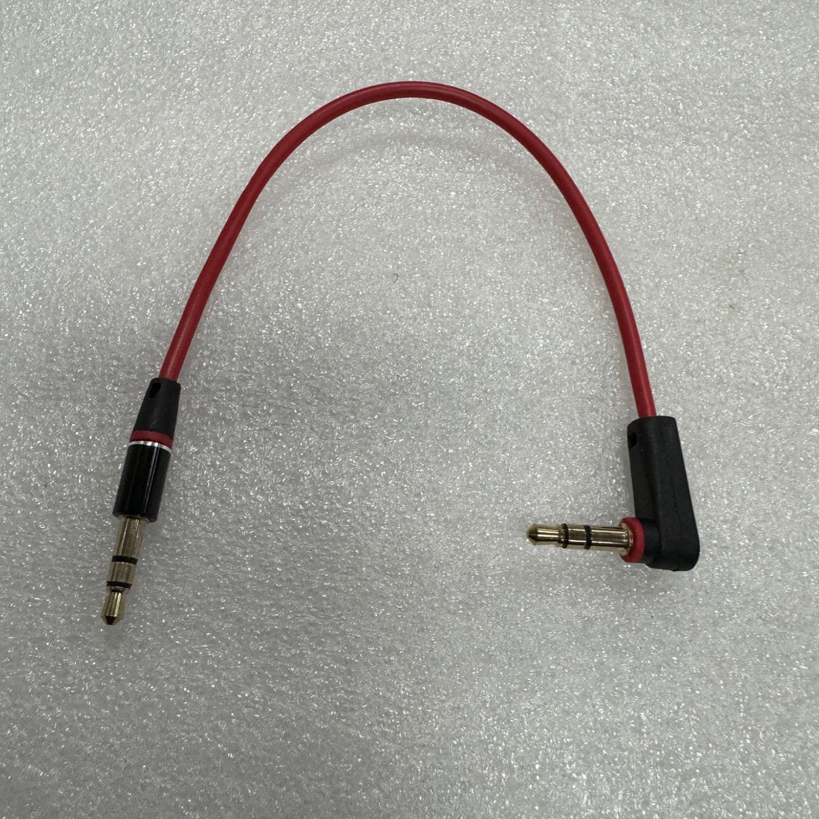 

Short Right Angle Auditory Cable Gold Plated Connectors Nylon Braided Shielding for Mobile Devices 1