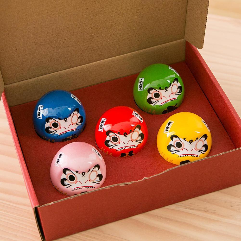 Little Bodhidharma Ornaments Hariko Figure Mini Daruma Statue Accessories