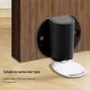 Adjustable Magnetic Doorstop: No-Drill, Floor-Mounted Anti-Collision Bumper for Bathroom Doors
