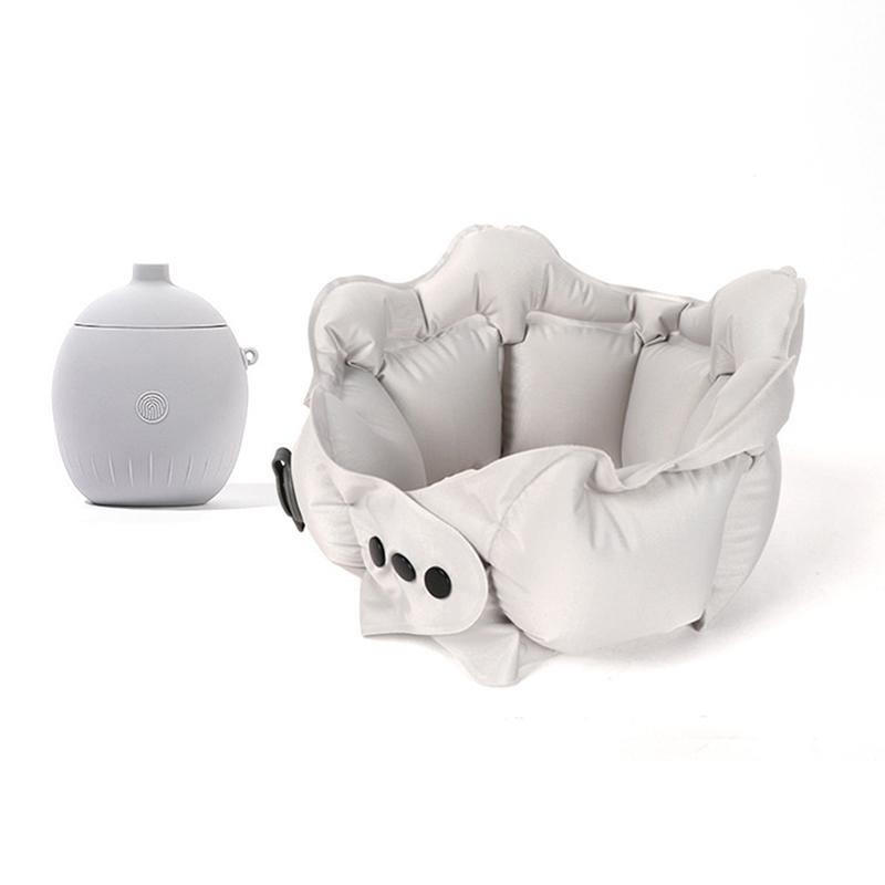 1Pc  Inflatable U-Shaped Pillow Neck Pillow Neck Support Pillow Travel Pillow Portable Cervical U-Shaped Pillow