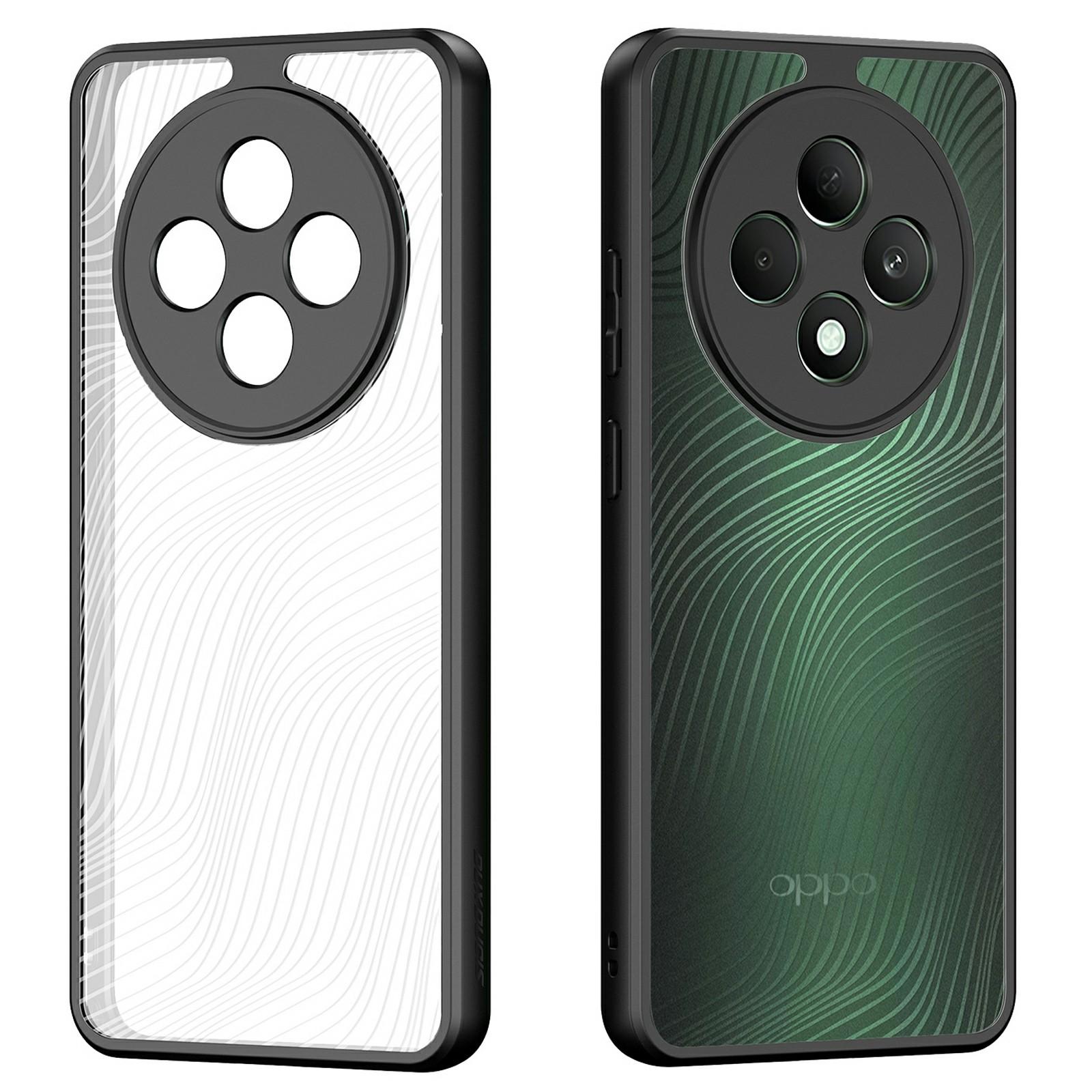 

DUX DUCIS Aimo Series For Oppo Reno12 F 5G/4G/F27 5G Case TPU+PC Matte Phone Cover (REACH Certification) Black
