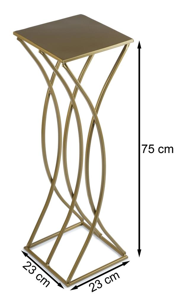 Modern Flower Stand Gold 75 Cm