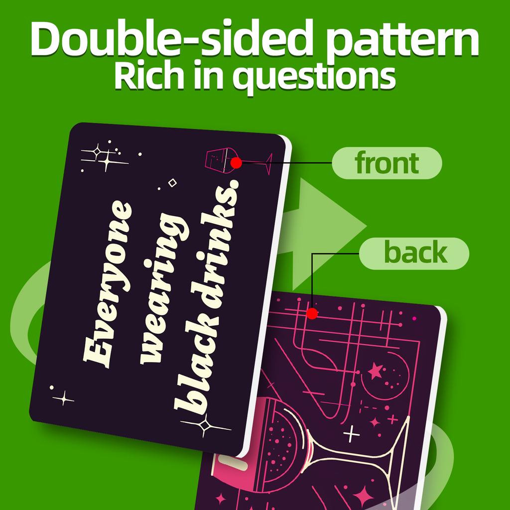 50Pcs/Set Adult Party Table Game Cards, Group Activities Icebreaker Card Deck