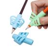 4 Stück Zwei-Finger-Griff aus Silikon für Babys, Lernen, Schreiben, Korrekturgerät, Kinder-Lernzubehör