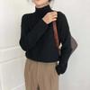 Knitwear Women's Sweater Half Turtleneck Loose All-match Top Bottoming Shirt Autumn and Winter