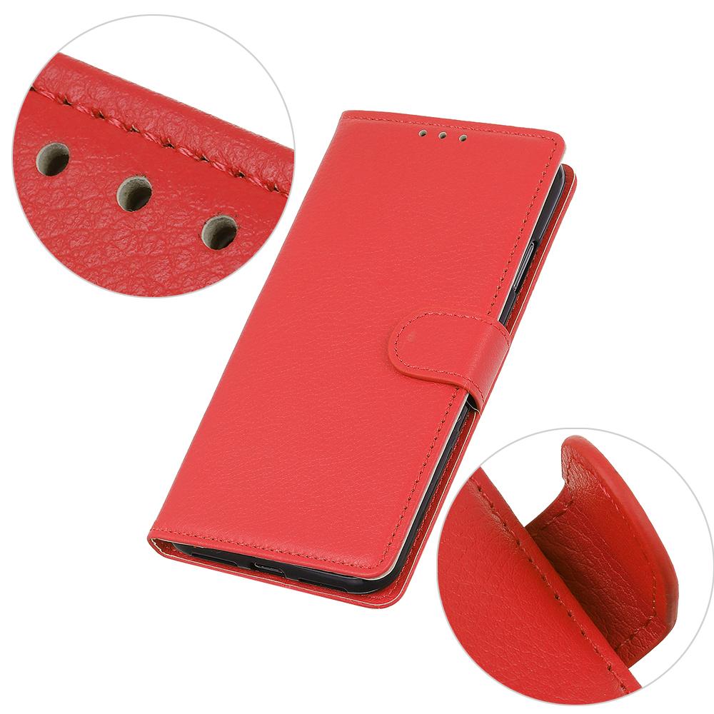 Wallet Case for Xiaomi Redmi Note 14 Pro 5G/Poco X7 5G PU Leather Phone Cover Litchi Texture