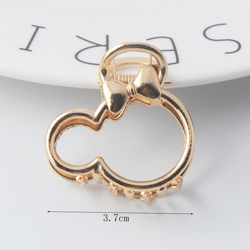 INS Minimalist Metal Claw Hairpin: Small & Medium Retro Hair Clip for European & American Styles, Korean Headwear