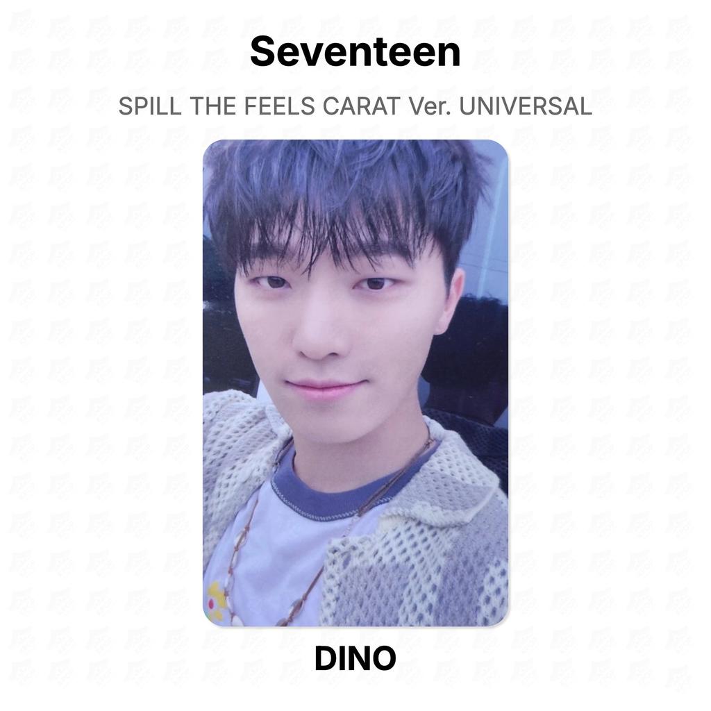 Seventeen SPILL THE FEELS CARAT Ver. UNIVERSAL Official Photocard