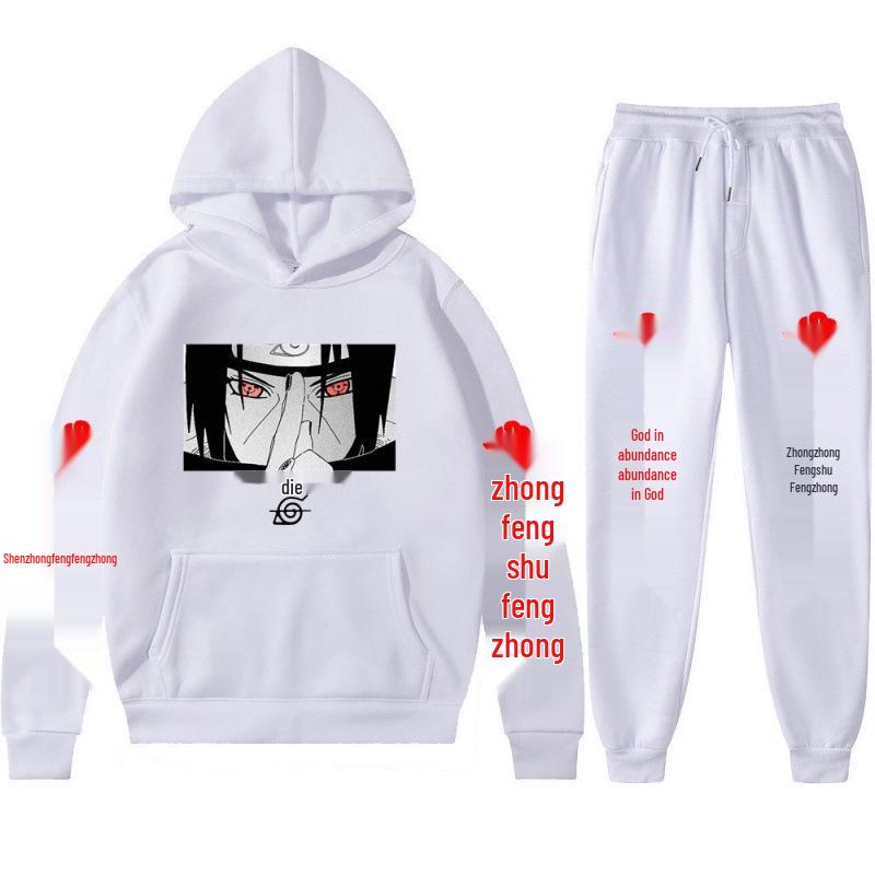 Naruto 2025 Uchiha Itachi Hoodie & Pants Set for Men & Women