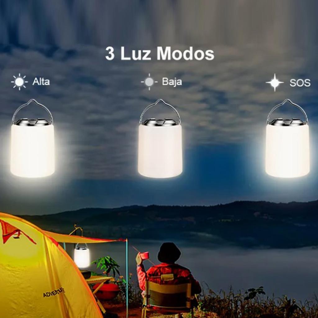 Tent Camping Light Matte Soft Light Lampshade Rechargeable Camping Lantern Portable Tent