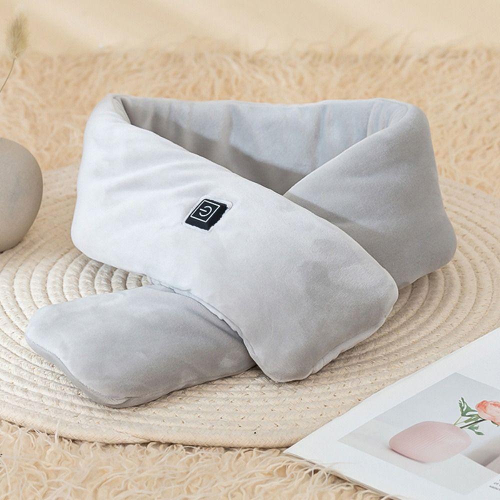 3 Temperature Adjustable Electric Heating Scarf Cold-Proof Neck Wrap Warmer  Skiing