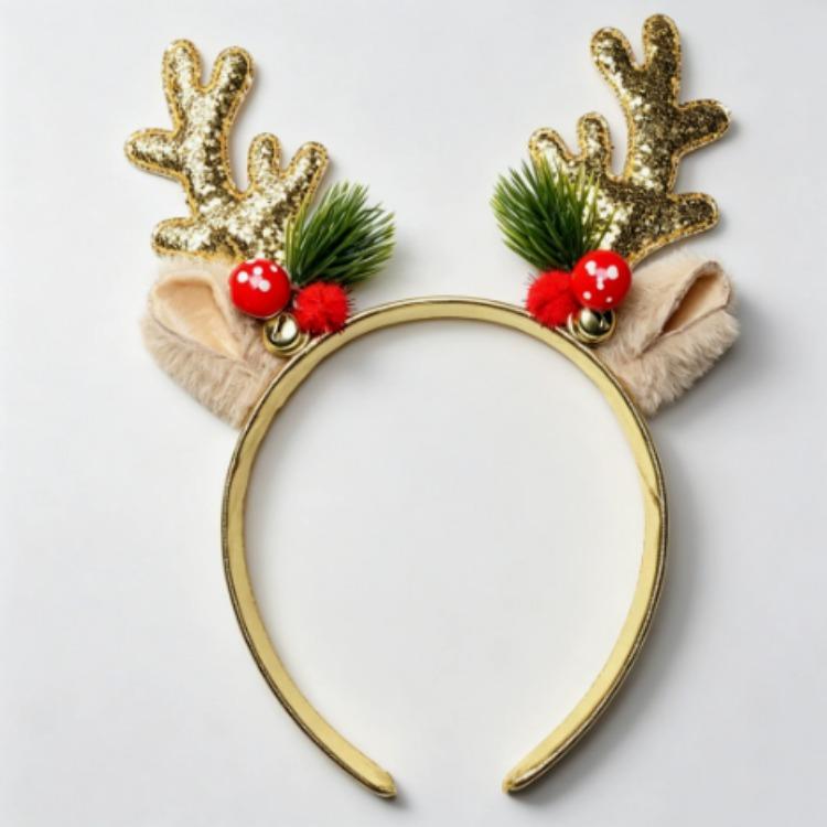 Christmas Party Hairbands for Girls Woman Happy Christmas Gift Old Man Snowman Elk Children Hair Hoop Baby Headwear Accessories
