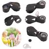 10X 20X 30X 40X Illuminated Jewelers Loupe Magnifier with LED Light Foldable Jewelers Loupe for Gems Jewelry Coins Stamps Etc