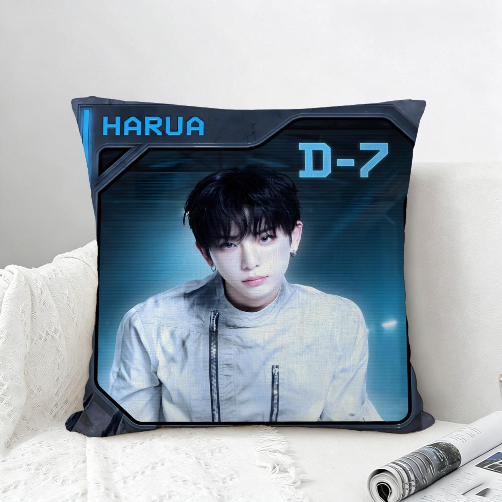 Kpop HARUA Cushion Cover Natural Linen Pillowcase Set AllinOne Decor for Sofa Bedroom Chair