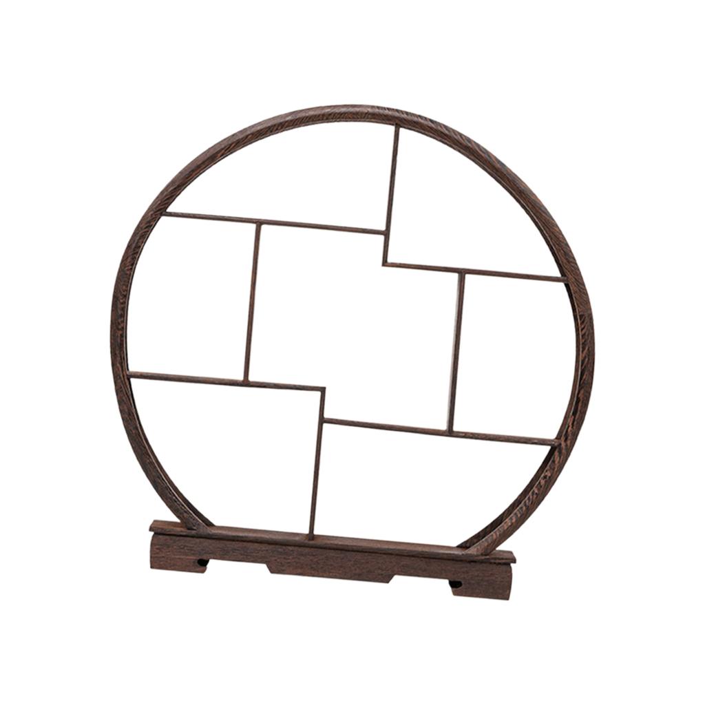 Wooden Display Stand Figurines Display Rack Decorative Teapot Stand Showcase for Antique Store Home Table Bookcase Office Decors