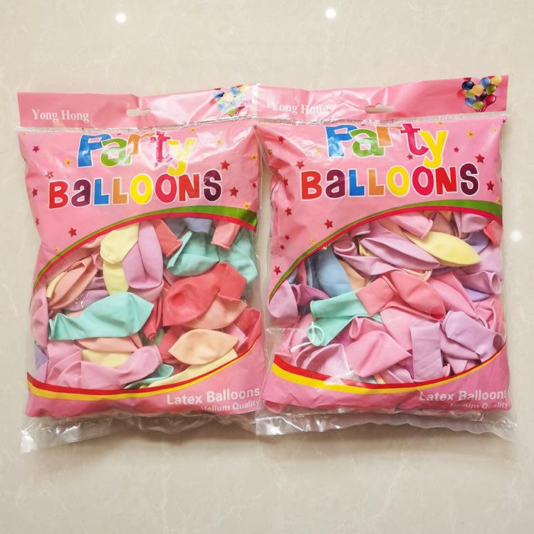 Wedding & Party Candy Color Macaron Latex Balloons for Decoration & Children s Toys Macaron Balloons (Mixed Colors 100pcs)