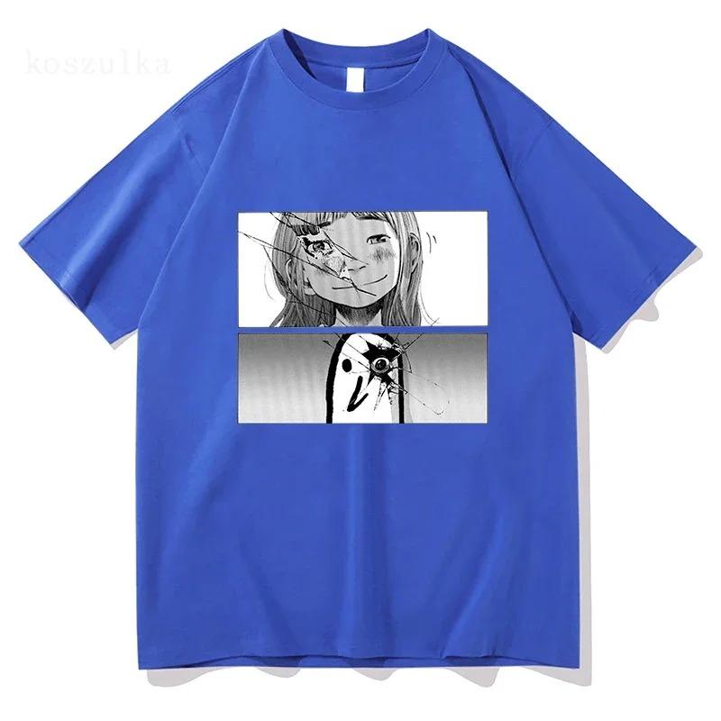Oyasumi Punpun (Goodnight Punpun) Bird Silhouette & Eye Motif Vintage Washed Oversized Black T-Shirt | Inio Asano Seinen Manga Existential Dread